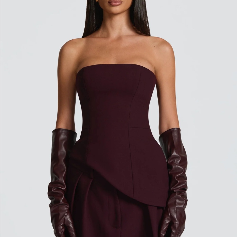 Babyboofashion SLOAN TOP - PLUM NWOT